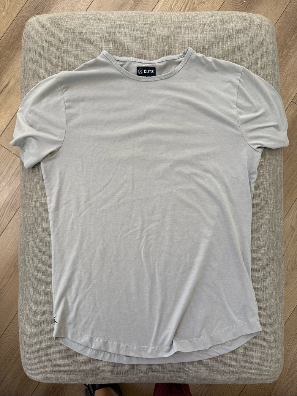 Cuts Clothing Light Gray Short Sleeve Tee